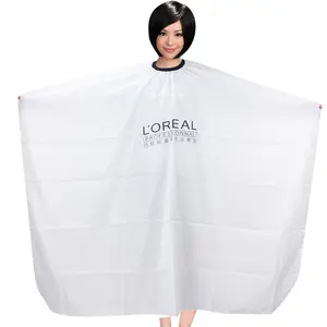 Waterproof Fine Fabric Hair Trimming Cape Barber Gown with Snap button Pro Stretch Haircut Cape