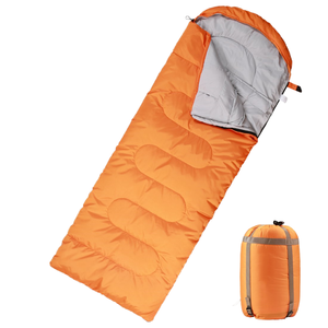 Draagbare Outdoor Camping Mummie Slaapzak Universele Dubbele <span class=keywords><strong>Patchable</strong></span> Vier Seizoensenvelope Mummie Gemaakt Duurzaam Polyester Nylon - Product Image 1