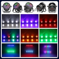 Étanche IP68 18 24 54 LEDs RGBW 4in1 Led Par Can 64 Lumières de Scène pour Bar Extérieur Club Danse Lumière de Fête de Mariage