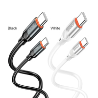JOKADE Nouveauté Câble de charge rapide 100W en silicone Type-C vers Type-C 1m Vente en gros directe d'usine Coque en aluminium de haute qualité
