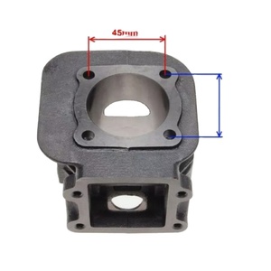 Cylindre Moteur Adaptable Scooter <span class=keywords><strong>MBK</strong></span> Booster Spirit Stunt Yamaha BWS, Slider, Diamètre 47 mm Fonte P2R Premium - Product Image 1