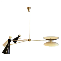 Lustre en laiton minimaliste nordique Morden petit design décoratif suspension en métal pour Restaurant et salon à la maison