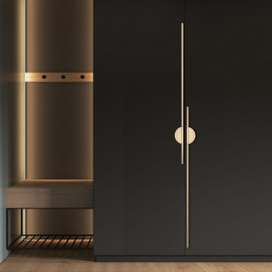 Tiradores Modernos y Sencillos de Aleación de Aluminio en Gris Dorado para Puertas de Armarios de Cocina, Cajones, Dormitorios y Baños - Product Image 1