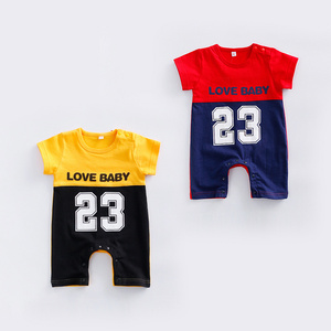 Ropa para Bebés al por Mayor de Fábrica: Bodys y Peleles para Niños con Diseño 'Love Baby Boy' en Español - Product Image 1