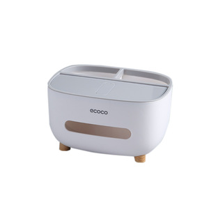Ecoco Desktop Tissue Box With Organizer Function For Living Room Coffee Table Use - Product Image 5