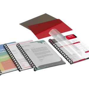 कस्टम प्लास्टिक बाइंडिंग कवर ए 4 ए 3 ए 3 पारदर्शी स्पष्ट कठोर पीसी बाइंडिंग शीट और बाइंडिंग बुक के लिए - Product Image 5