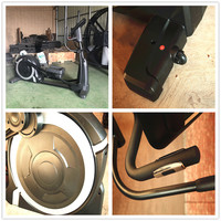 Vélo elliptique magnétique commercial YX à prix abordable, construction en acier, propulsion arrière, unisexe, vente chaude