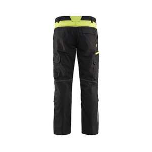 BLAKLADER - 144418329933D132 Pantalon industriel stretch Noir/Jaune-PANTALON DE TRAVAIL EAN 7330509757581 PANTALON DE TRAVAIL CARGO - Product Image 2