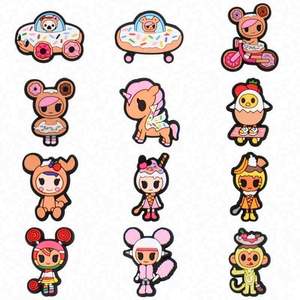 Nueva Llegada PVC Goma Zueco Encantos Mexicano Inspirado Zueco Zapato Encantos Decoración Pulsera Accesorios Fiesta de Cumpleaños Regalo - Product Image 3