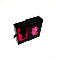 Boîte-cadeau de bouteille de parfum de conception personnalisée de luxe carton d'emballage de parfum avec impression gaufrée d'insertion de mousse de stratification mate