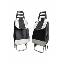 Chariot de courses pliable d'extérieur personnalisé, mini, de haute qualité, pour légumes et aliments, avec poignée en tube d'acier - Offre spéciale