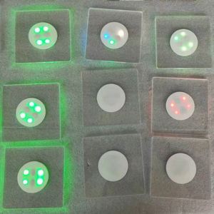 Posavasos LED Luminoso Transparente de 10cm para Copa de Vino, Adorno Decorativo para Bar KTV, Año Nuevo 2026, Accesorio para Animar el Ambiente - Product Image 4