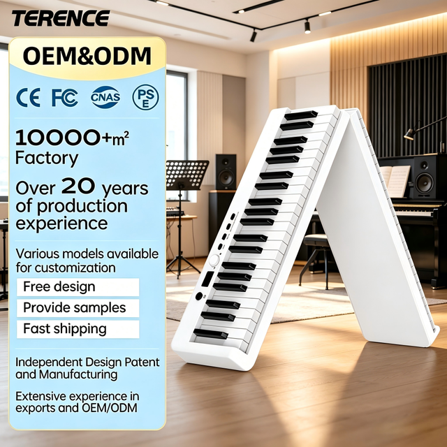 TERENCE X88C Touch Sensitive Wood Texture Weighted Response MIDI Function School Classroom Teaching Digital Piano Keyboard