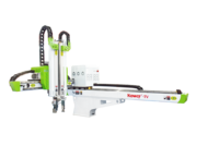 Robot Injeksi Servo Penuh 5 Axis Kowey KWV-900PR-TV yang Hemat Biaya, Pengontrol Sinrobot, Kapasitas Beban 5kg untuk 150T-250T