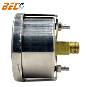 2.5 인치 캡슐 압력 게이지-100 Mbar 후면 연결 의료용 진공 압력 측정기 용 벨로우즈 공기압 게이지 - Product Image 3