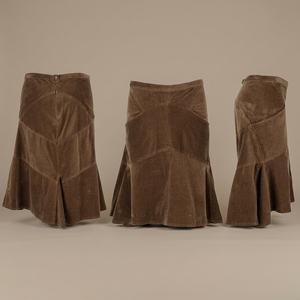 Women's Eco-Friendly Customizable <b>Long</b> Floor-Length Wrap <b>Skirts</b> Corduroy Cotton Natural Casual OEM Service Woven BD Adults - Product Image 3