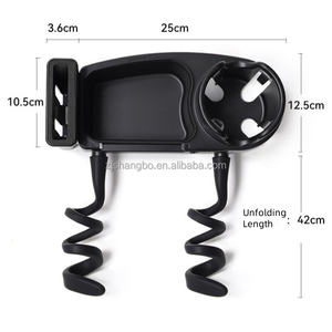 Installation facile pour poussette de bébé, porte-gobelet et <span class=keywords><strong>dosette</strong></span> à collation, plateau en plastique PP - Product Image 3