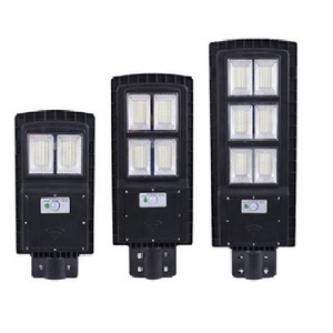 Lampe solaire LED extérieure TRISTAR 80-160W, corps en ABS IP65, batterie lithium-ion, 6000K CRI90, garantie 3 ans, dimmable, faisceau de 180° - Product Image 3