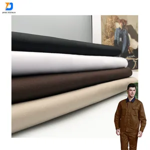 JINDA tekstil 65 polyester 35 pamuk tekstil dokuma iş kıyafeti TC tuval kumaş için tıbbi üniforma