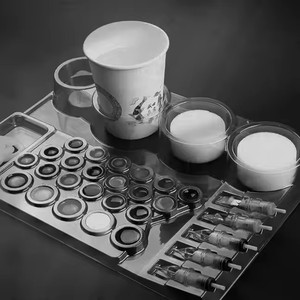 Bandeja de tinta para tatuajes al por mayor, 24 unidades, soporte para cartuchos y agujas, paleta de colores, bandeja de plástico desechable, bandeja de limpieza para estudio de tatuajes - Product Image 5
