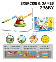 Machine multi-activités Coccinelle 3-en-4-en-5-en-1 – Équipement d'entraînement à l'intégration sensorielle – Jouet de fitness pour enfants