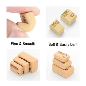 Promotionele Fancy Zachte Gum Rubber School Kantoor Breed Gebruik Potlood Gum Rechthoek Beige Gum - Product Image 3