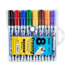 8 Colors Factory Direct Selling Non-toxic Dry Erase Marker Promotional Whiteboard Marker Pen