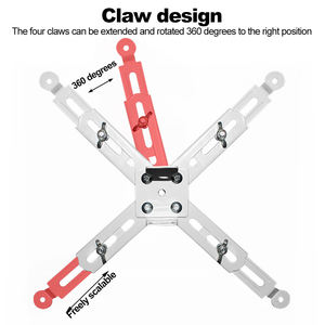 Offre Spéciale double support universel pour projecteur rétractable 40-60cm support mural au <span class=keywords><strong>plafond</strong></span> pour votre maison ou votre bureau - Product Image 5