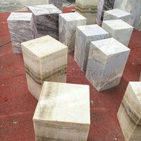 Table en marbre nordique, table cubique de luxe pour salon, Calacatta Violet, marbre, socle rectangulaire bas, table basse en marbre carrée