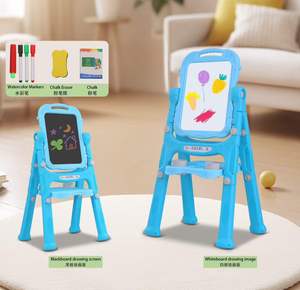 Juego de Pintura Mágica de Plástico <span class=keywords><strong>Mini</strong></span> para Niños, <span class=keywords><strong>Pizarra</strong></span> de Dibujo Plegable con Silla para Niños Pequeños, Venta al Por Mayor - Product Image 4