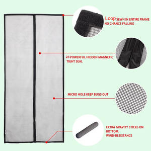 Conveniente <span class=keywords><strong>Puerta</strong></span> de pantalla magnética Cortina de malla <span class=keywords><strong>para</strong></span> mascotas Redes antimosquitos - Product Image 3
