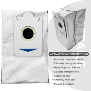 Repuestos para Robot Aspiradora Ecovacs <span class=keywords><strong>Debot</strong></span> T30S Combo /T30 Pro /T50 Pro/N30 Pro Omni: Cepillo Principal, Cepillo Lateral, Filtro, Bolsa de Polvo, Paño de Limpieza - Product Image 5