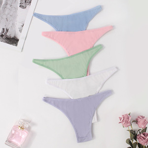 กางเกงในผู้หญิงแบบขายส่ง ทรงจีสตริง ขอบยางยืด ติดหัวเข็มขัด ดีไซน์เซ็กซี่ ระบายอากาศได้ดี ไซส์ใหญ่พิเศษ รับผลิตแบบ OED ODM - Product Image 2