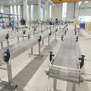 Transportador de Corrente Plana de Plástico/SUS304 para Garrafas / Bebidas / Perfumes / Indústria Alimentícia - Product Image 2