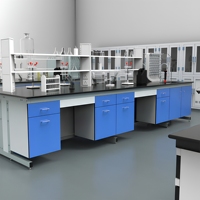 Meubles de laboratoire scolaire et universitaire durables au design moderne, table de laboratoire de recherche scientifique