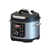 Cuisinière à pression numérique avec menu de contrôle visuel 3D, contrôle à un bouton, libération de la pression, cuisinière à pression électrique, cuiseur vapeur
