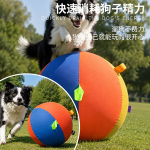 Pelota de Juguete Gigante Reforzada para Mascotas, Pelota Rebotante, Juguete para Perros Border Collie y Golden Retriever, Resistente a Mordidas, Pelota Extra Grande para Perros - Product Image 4