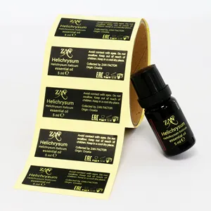 customized printing labels natural organic daily shampoo products bottles packaging cosmetic labels sticker