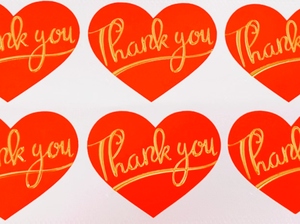Wholesale Customization Factory Square Shaped Packaging Thank You <b>Stickers</b> for Small Business - Product Image 6