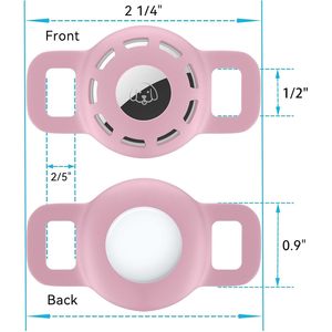 Support de collier pour animaux de compagnie pour Apple AirTag, lot de 2, accessoire en plastique souple pour chat et chien avec motif animal, design léger - Product Image 3