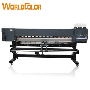 WorldColor 2022 Worldcolor 1.3m/1.6m/1.8m/1.9m Flex Printing <b>Machine</b> High Quality Inkjet <b>Printers</b> Eco With Single XP600 Head - Product Image 2