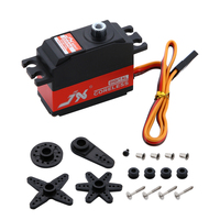 Servo JX PDI-2506MG 24.8g 6.2kg.cm con Engranajes Metálicos, Carcasa Central de Aluminio CNC y Doble Rodamiento para Planeadores RC y Aviones de Ala Fija