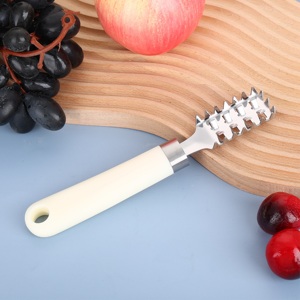 Écailleur à poisson en acier inoxydable, couteau à fruits de mer, outil de cuisine, grattoir à écailles de poisson - Product Image 3