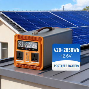 Station d'alimentation portable 600W 420Wh, générateur solaire avec port de démarrage d'urgence, batterie externe pour le camping en plein air - Product Image 1
