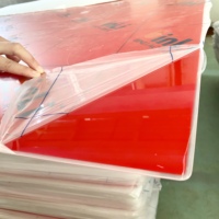 BINLI Vente en gros de feuilles de plastique acrylique PMMA colorées de 2,5 mm, 3 mm, 5 mm, 10 mm, 15 mm, 18 mm, découpées au laser sur mesure