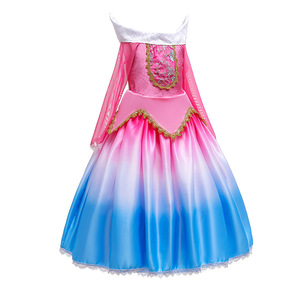 Halloween carnaval chica Cosplay Hot Pink <span class=keywords><strong>Aurora</strong></span> princesa <span class=keywords><strong>vestido</strong></span> 2017 - Product Image 2