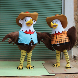 Tùy Chỉnh Động Vật Chim Sang Trọng Dành Cho Người Lớn Raptor Đại bàng Linh Vật Trang Phục - Product Image 4