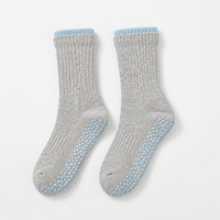 Chaussettes de Pilates antidérapantes et rembourrées pour femmes, tendance, personnalisées OEM, directement de l'usine