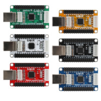 Kit de bricolage d'arcade à 2 joueurs avec lumière d'alimentation LED Encodeur USB Code Board Zero Delay Gamepad Controller-13 Button Cable 4 Joystick