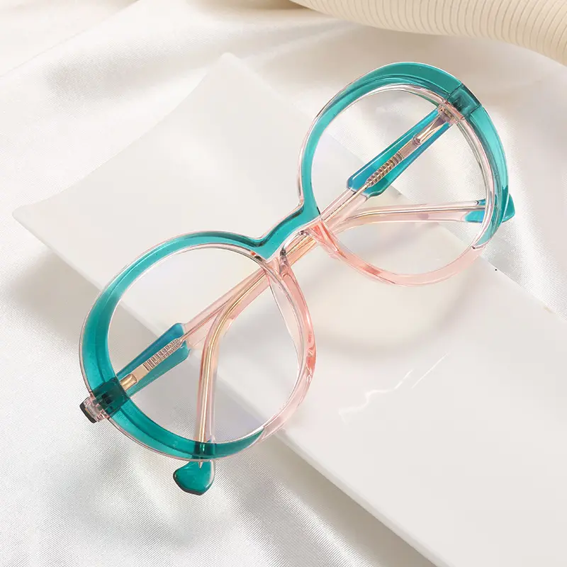 नई डिजाइन सादा चश्मा डालने सी. पी. कोर पैर चश्मा दौर नीले प्रकाश अवरुद्ध ऑप्टिकल आँख चश्मे मोटी tr90 फ्रेम